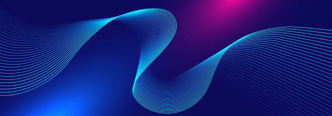 Futuristic Digital Wave Background with Glowing Lines for technology, artificial intelligence, innovation, data flow, and modern digital presentations. Perfect for websites, banners, apps etc 