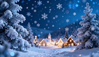 christmas tree in the night