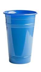 Bright Blue Plastic Cup for Events and Gatherings in Various Settings