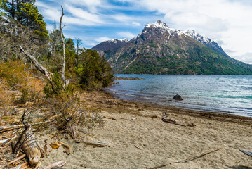 Bahia de los Troncos, Circuito Chico, Bariloche, Rio Negro Province, Argentine, Patagonia.