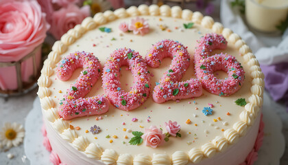 cupcake with pink icing new year anniversary cake beautiful view and seen beautiful background and wallpaper hd picture 