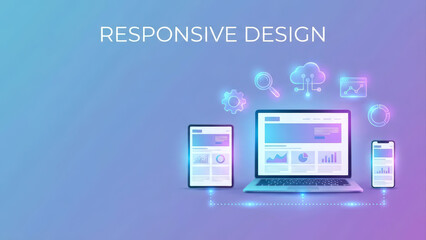 Responsive Design Concept on Multiple Digital Devices