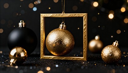 christmas tree with baubles