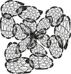 Abstract Mandala Vector Art, Stencil Mandala Design, Monochrome Mandala Vector, Geometric Mandala Illustration, Minimal Mandala Artwork, Decorative Mandala Vector, Modern Mandala Stencil Art, Symmetri