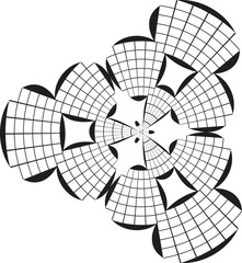 Abstract Mandala Vector Art, Stencil Mandala Design, Monochrome Mandala Vector, Geometric Mandala Illustration, Minimal Mandala Artwork, Decorative Mandala Vector, Modern Mandala Stencil Art, Symmetri