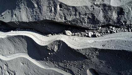 Dark Gray Exposed Concrete Wall Texture Background for Urban Design