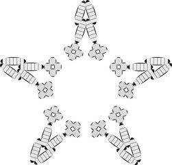 Abstract Mandala Vector Art, Stencil Mandala Design, Monochrome Mandala Vector, Geometric Mandala Illustration, Minimal Mandala Artwork, Decorative Mandala Vector, Modern Mandala Stencil Art, Symmetri