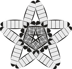 Abstract Mandala Vector Art, Stencil Mandala Design, Monochrome Mandala Vector, Geometric Mandala Illustration, Minimal Mandala Artwork, Decorative Mandala Vector, Modern Mandala Stencil Art, Symmetri