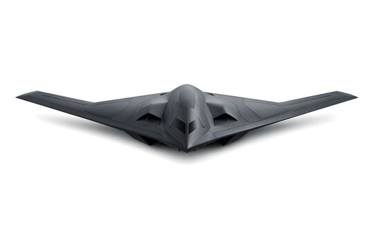 Stealth UCAV Flying-Wing Drone &ndash; 8K Photorealistic Aerospace Stock