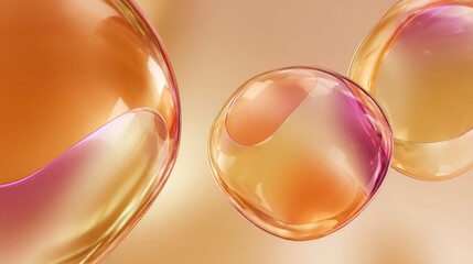 morphism background golden and amber gradient  on blurred background