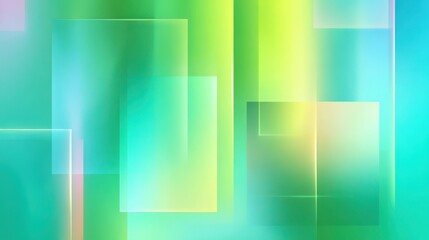  glass morphism background with neon green and cyan on blurred background 
