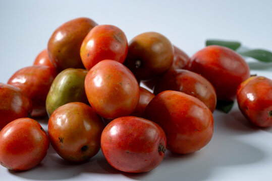 "siriguela" fruit . Typical fruit in the northeast of Brazil