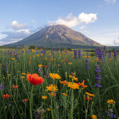 mt fuji in autumn