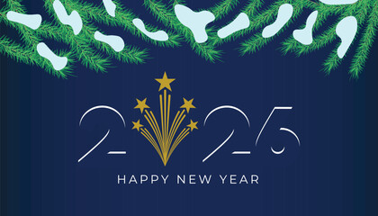 Happy New Year 2026 Celebration background, banner, greeting card holiday season with warm wishes