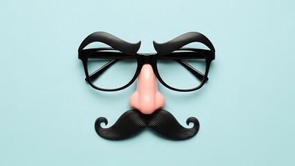 Playful Anonymous Disguise Face Accessories Flat Lay