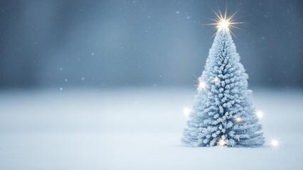 Fototapeta premium Elegant winter background with snow sparkle
