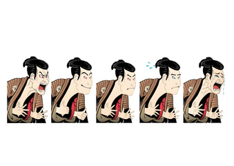 三世大谷鬼次の奴江戸兵衛（表情差分）	
