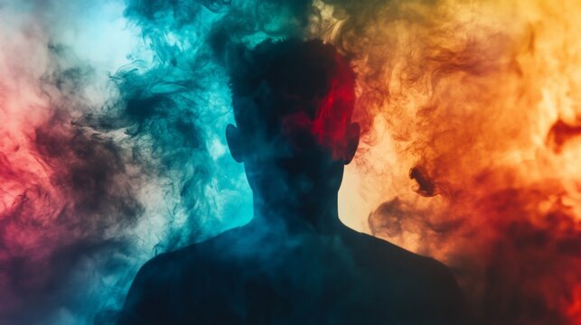 burning fire in the sky - Powered by Adobe