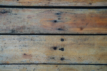 Vintage worn wooden boards. Copy space, banner
