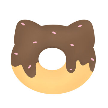  donut cocolate frosted