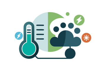 carbon accounting business icon