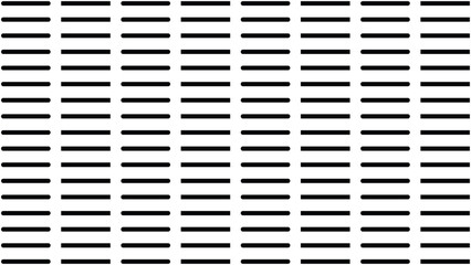 abstract geometric pattern of black horizontal dashed lines in vertical columns on white background