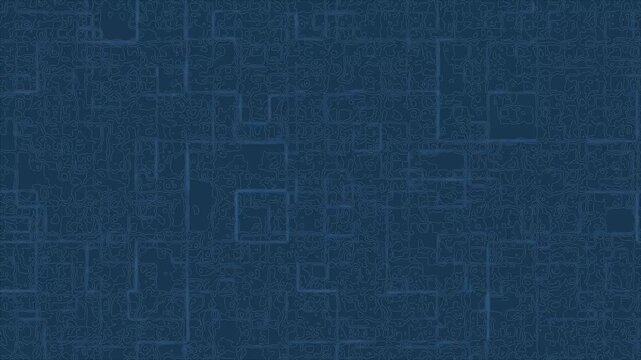 Modern abstract blue topographic lines pattern moving background animation for technology and data concepts