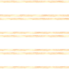 Obraz premium Yellow horizontal striped seamless pattern companion. Hand drawn watercolor background illustration. Tapes ornament for coquette girly design. Abstract geometric template for cute baby textile, fabric
