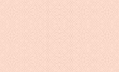 Nude Color 3D Islamic Geometric Pattern