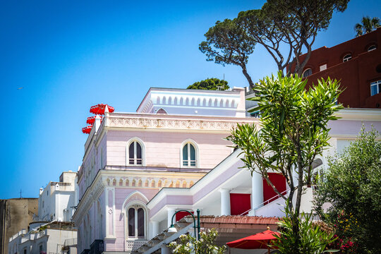 capri, capri town, piazzetta di capri, island, naples, napoli, italy, europe