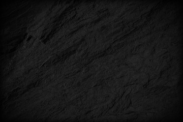 Fototapeta premium Dark grey black slate background or texture.