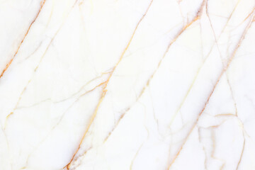 White and gold marble texture pattern background.