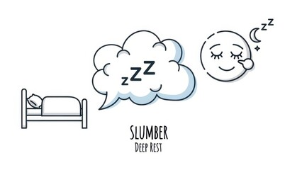 A blue sky illustration featuring a cartoon sun and clouds design creates a vector art concept for cloud computing technology and summer nature signs

