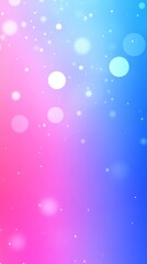 Obraz premium Vibrant pink and blue gradient background with floating white geometric circles pattern modern abstract design for digital art and creative projects.