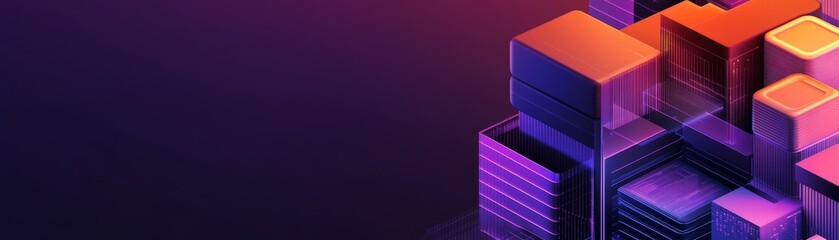 Vibrant abstract background with mesmerizing black purple hues and dynamic swirls for digital art.