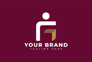 Letter G People Growth Logo Design Elements