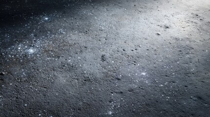 Concrete surface with dust particles, uncleaned look, realistic lighting 