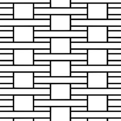 Black and White Hand-Drawn Mesh Texture Seamless Pattern