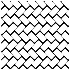 Black and white herringbone pattern background, seamless basketweave texture.