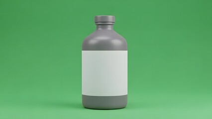 Minimal Bottle Product for Health or Beverage Brand