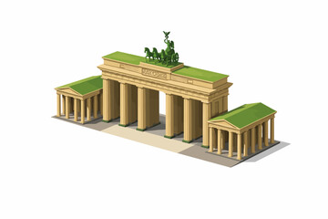 La puerta de Brandeburgo en 3D © Daniel