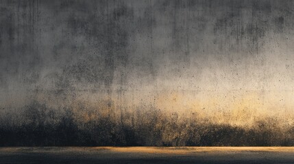 Dirty city concrete wall, pollution stains, dark gradient at bottom, realistic street texture 