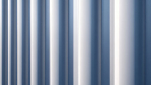 White corrugated metal wall industrial chic modern texture abstract background minimal pattern vertical line exterior facade design clean surface rhythm