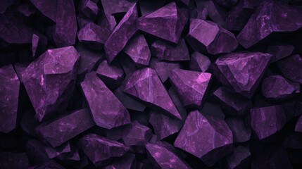 Purple rock background texture abstract stone pattern rough surface mineral geology crystal jagged dark design