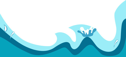 Blue Sea Water Corner