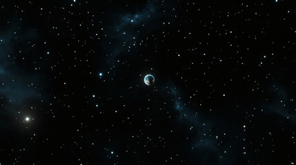 Space background planet earth galaxy starry night sky cosmic universe nebula texture serene awe