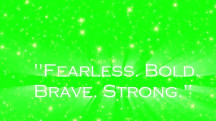 Inspirational quote graphic with empowering words on vibrant green background symbolizing motivation and confidence for personal growth and motivation needs easily