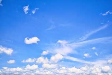 New Zealand Wonderful Sky Replacement Horizon Clouds And Upper Blue Sky