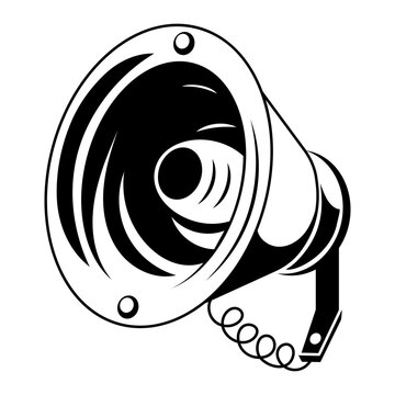 A doodle style illustration depicting an intercom speaker