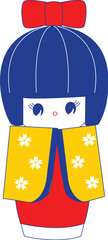 traditional Japanese Kokeshi doll